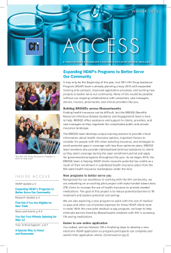 Expanding HDAP`s Programs to Better Serve Our Community