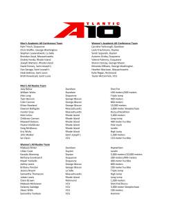 Complete Awards List - RichmondSpiders.com