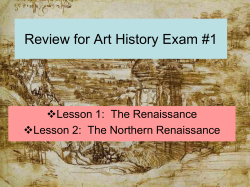 Review for Art History Exam #1