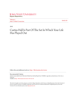 Curtiss Hall Is Part Of The Set In Which Your Life Has Played Out