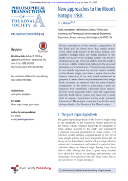 New approaches to the Moon`s isotopic crisis