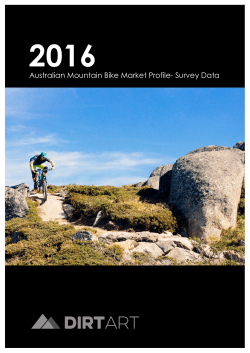Australian Mountain Bike Market Profile- Survey Data