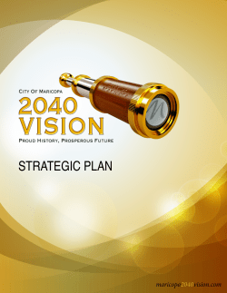strategic plan - City of Maricopa