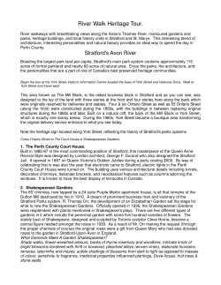 Tour - Stratford Tourism