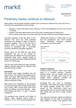 Periphery banks continue to rebound