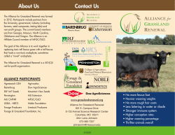 About Us Contact Us - Alliance for Grassland Renewal