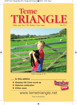 May 2015 - Teme Triangle