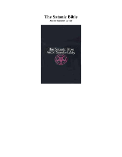 The Satanic Bible