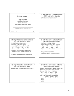acid base rxns, pH salts, Lewis acid-base