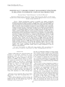 individually variable energy management strategies in relation to