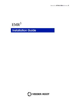 EMR3 Installation Guide - Veeder-Root