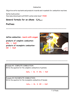 Combustion