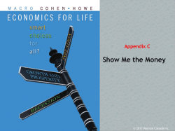 Appendix C: Show Me the Money?