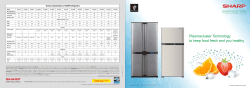 Plasmacluster Technology to keep food fresh and you healthy