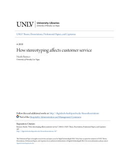 How stereotyping affects customer service