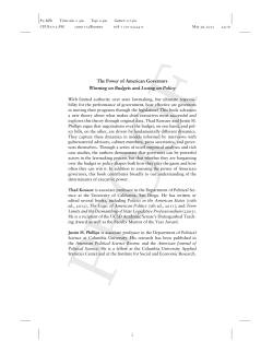 The Power of American Governors