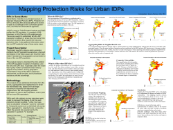 IDPs in Santa Marta: Methodology: Project Description: