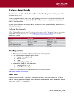 Challenge Exam Details