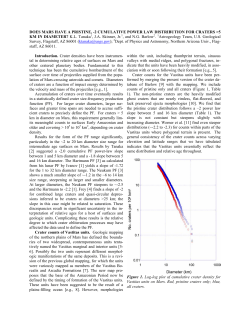DOES MARS HAVE A PRISTINE, -2