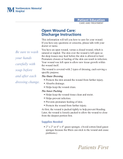CARE AND TREATMENT - Northwestern Memorial Hospital