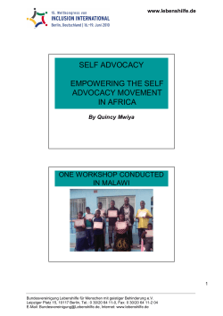 Speech of Quincy Mwiya (pdf - 285.4 KB)