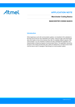 Manchester Coding Basics