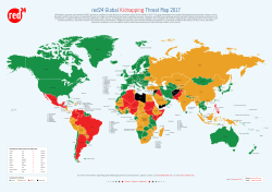 Global Kidnapping Threat Map 2017
