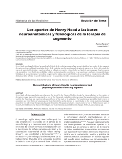 The contributions of Henry Head to neuroanatomical and