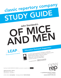 the OF MICE AND MEN study guide