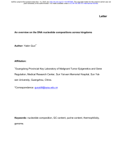 An overview on the DNA nucleotide compositions across
