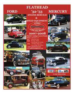 Flathead Ford/Mercury Product Catalog