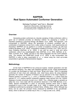 RAPPER: Real Space Automated Conformer Generation