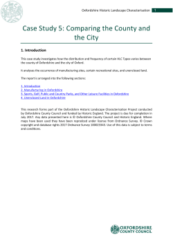 Case Study 5: Comparing the County and the City