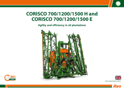 CORISCO 700/1200/1500 H and CORISCO 700/1200/1500 E