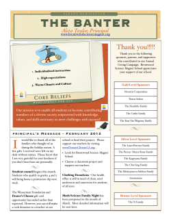 February - Brentwood Science Magnet