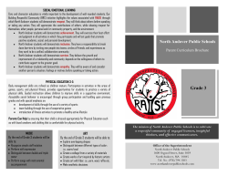 Curriculum Brochure Grade 3