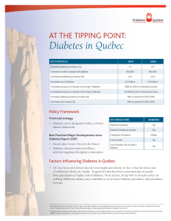 Quebec - English - Diabetes Canada