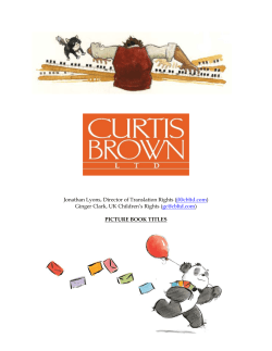 Jonathan Lyons, Director of Translation Rights (