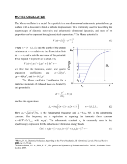 MORSE OSCILLATOR