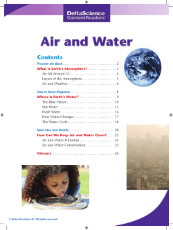 Air and Water - Delta Education