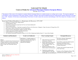 AP Modern European History