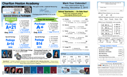 Monday, November 2, 2015 - Charlton Heston Academy