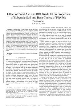Effect of Pond Ash and RBI Grade 81 on Properties of Subgrade Soil