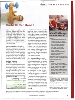 Better Bones - Mind Body Balance