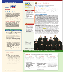 Article 3 DIFFERENTIATING INSTRUCTION: TIERED ACTIVITIES
