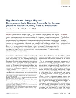 High-Resolution Linkage Map and Chromosome