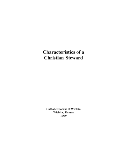 Characteristics of a Christian Steward