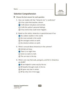 Selection Comprehension - North Allegheny School District