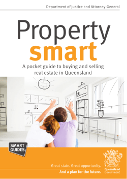Property smart - Queensland Government publications