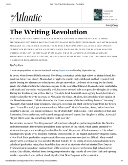 The Writing Revolution